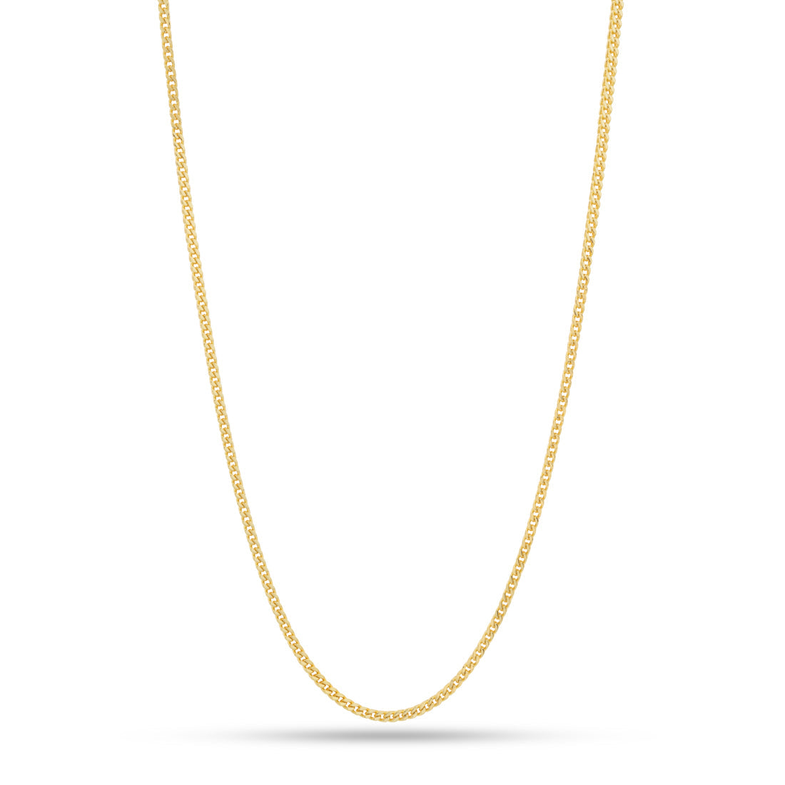 3mm Franco Chain  in  14K Gold / 16" by King Ice