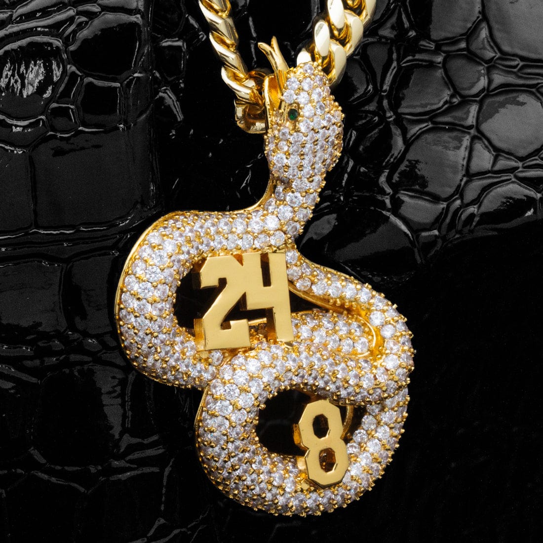 Black Mamba Eras Necklace  in  by King Ice