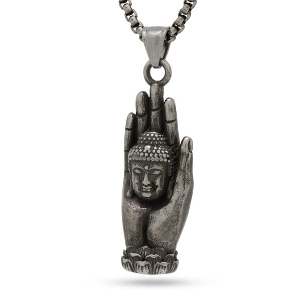 Buddha Hand Necklace  in  by King Ice