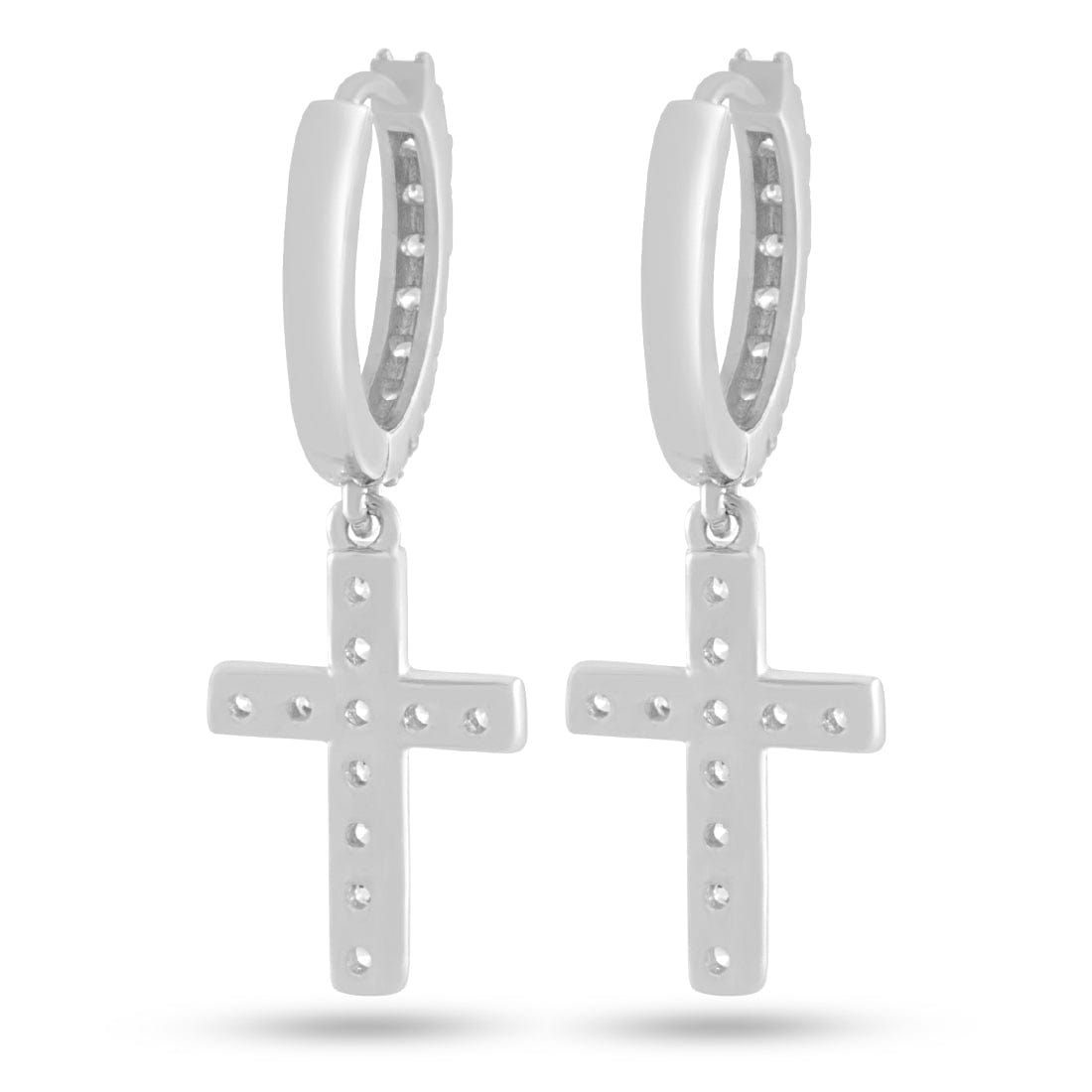 Cross of Centrality Earrings  in  by King Ice