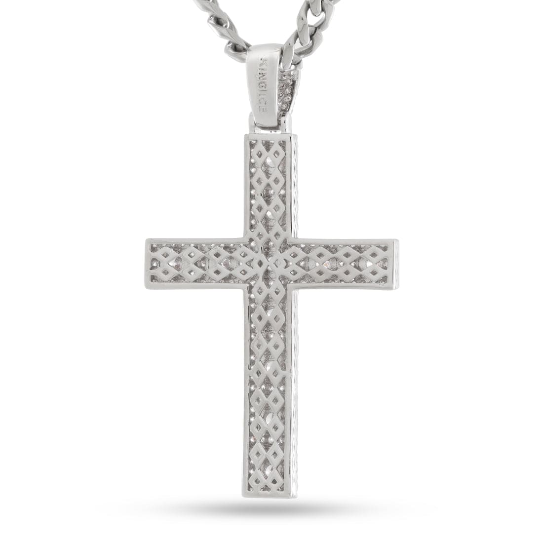 Cross of Centrality Necklace  in  by King Ice