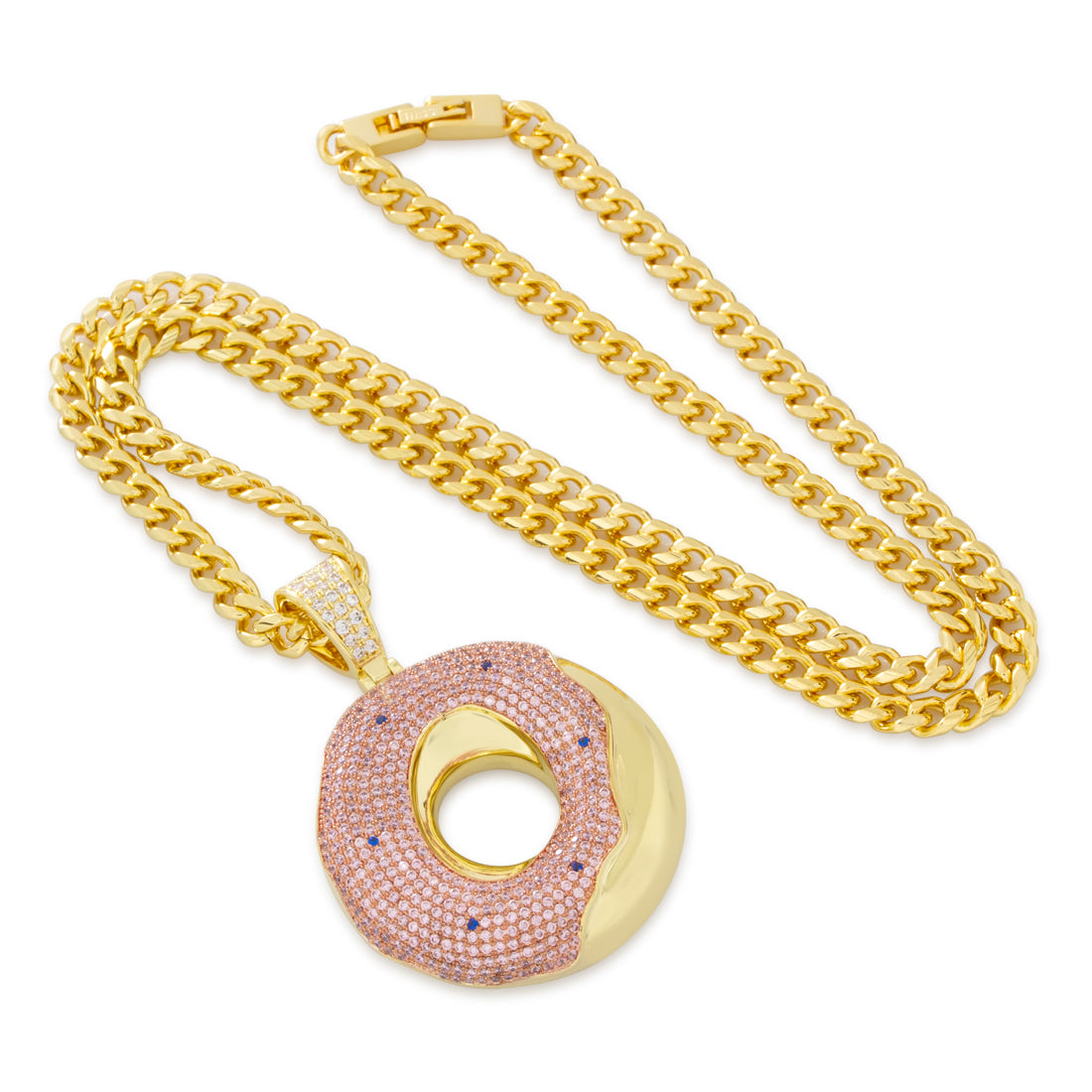 Donut Necklace  in  by King Ice