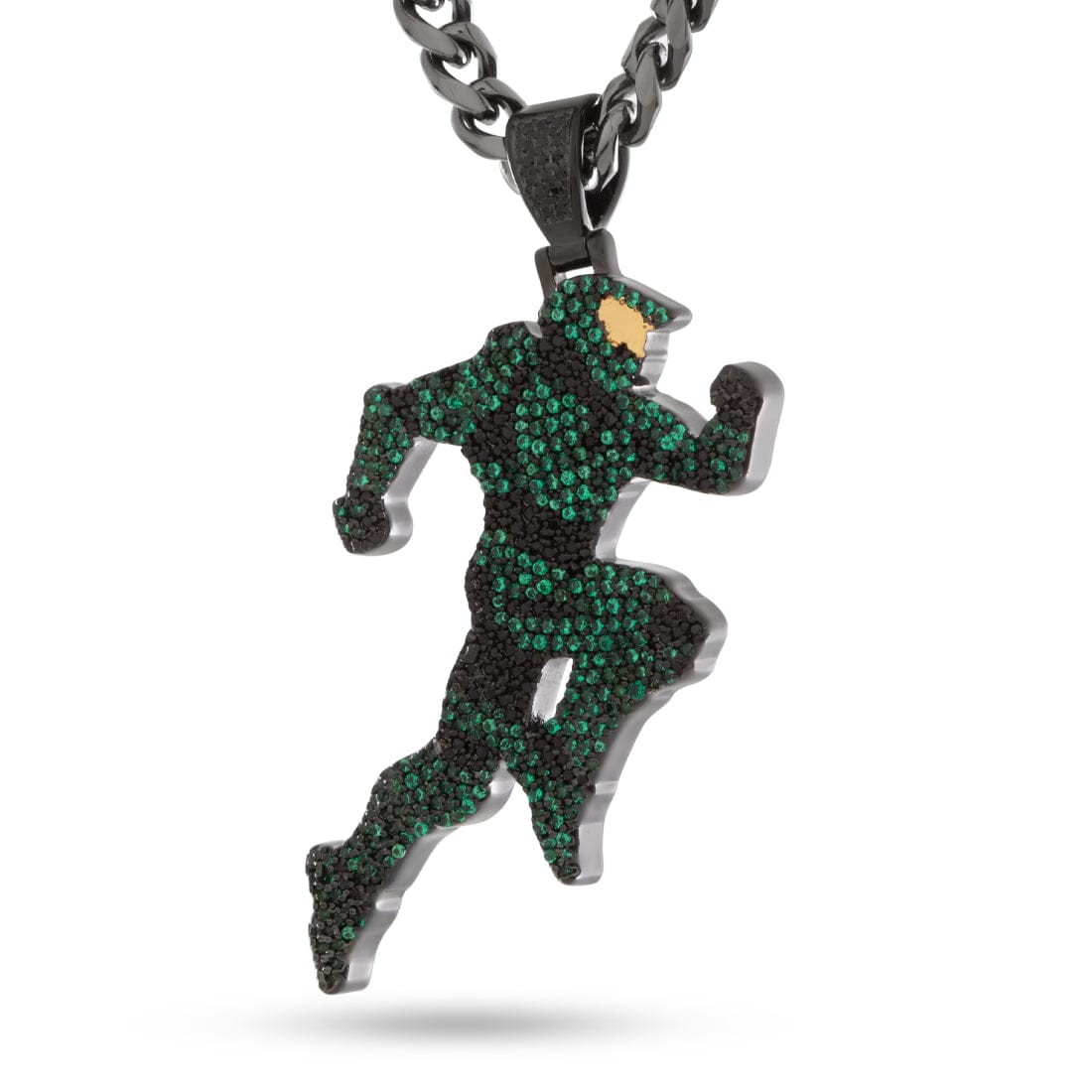 Halo x King Ice - Sprinting Master Chief Necklace  in  2.1" by King Ice