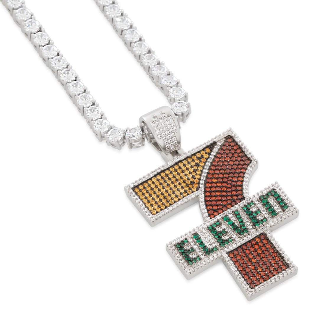 Slurpee® x King Ice - Iced 7-Eleven® Logo Necklace  in  by King Ice