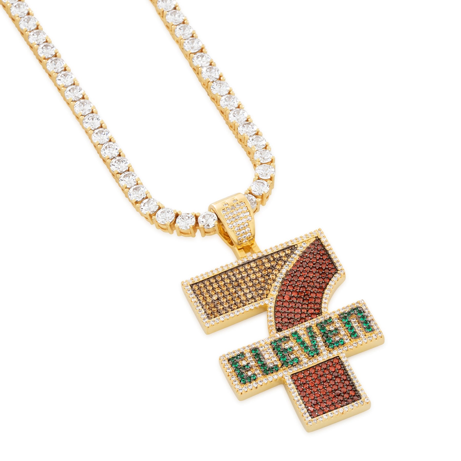 Slurpee® x King Ice - Iced 7-Eleven® Logo Necklace  in  by King Ice