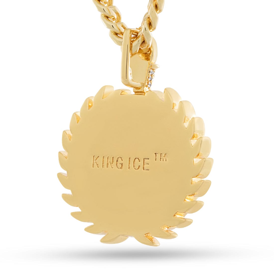 Paris '24 Commemorative Gold Medal Necklace  in  14K Gold / 1.6" by King Ice