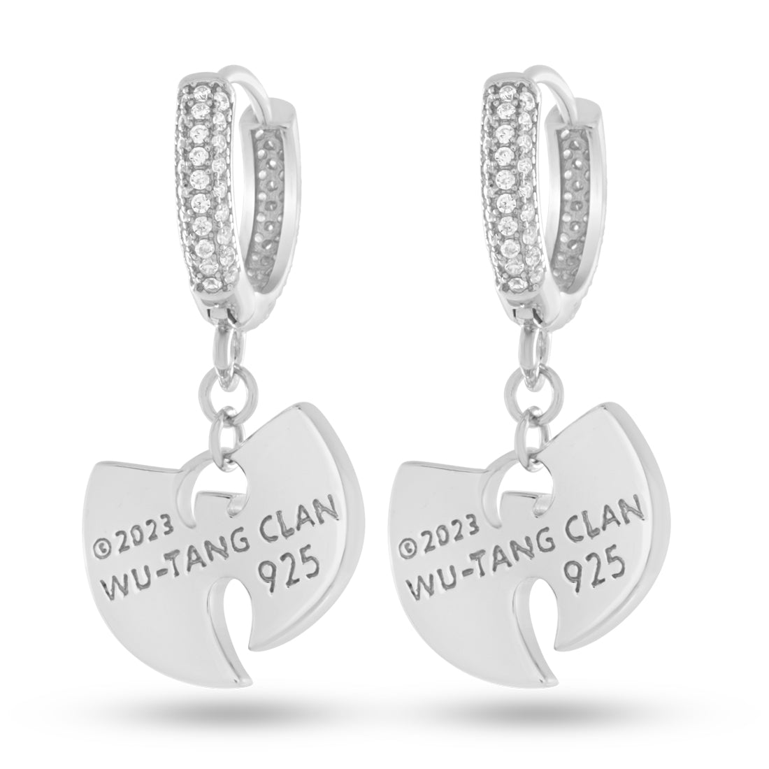 Wu-Tang x King Ice - 14mm Hanging Logo Earrings  in  by King Ice