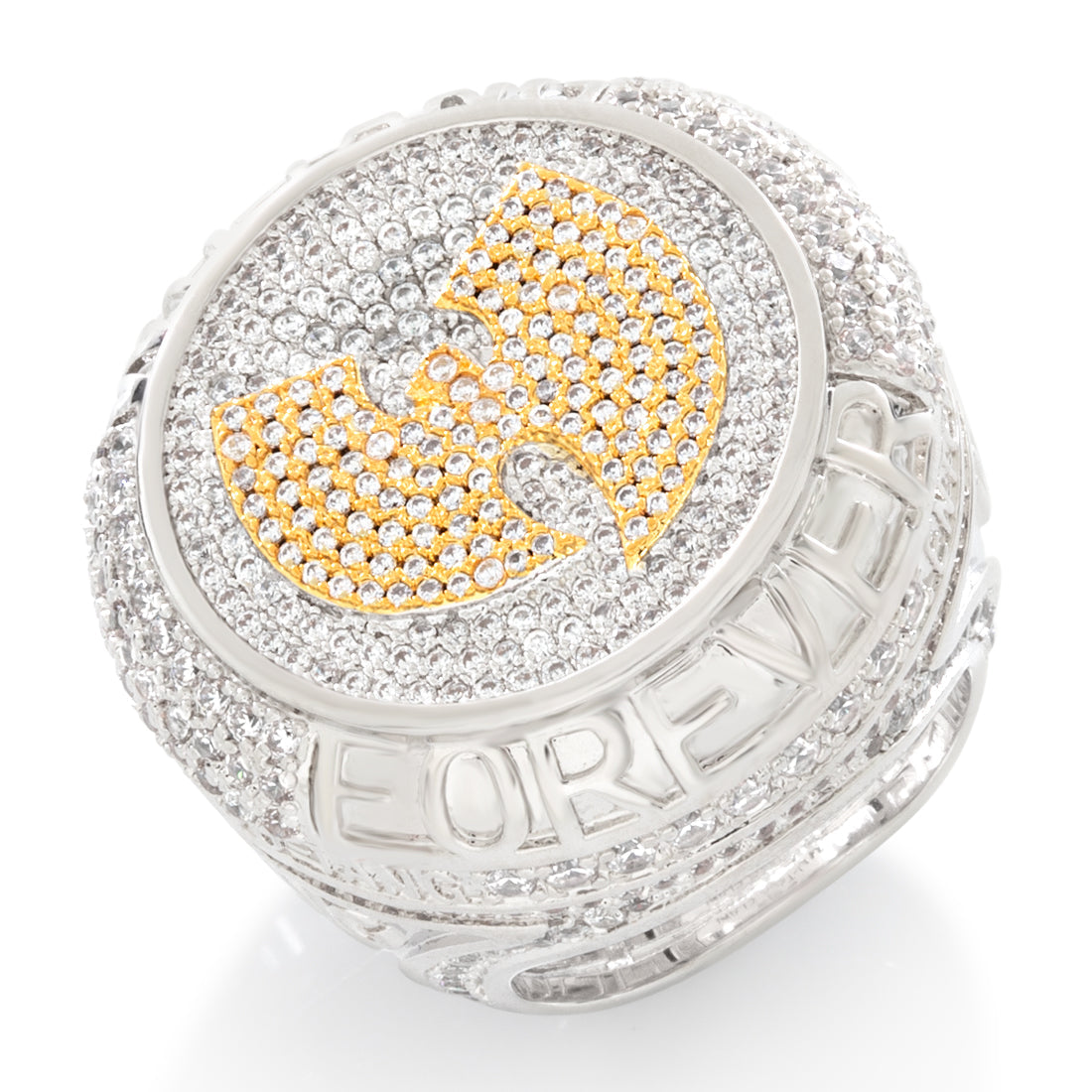 Wu-Tang x King Ice - 30mm Championship Ring  in  Gold Plated / White Gold / 7 by King Ice