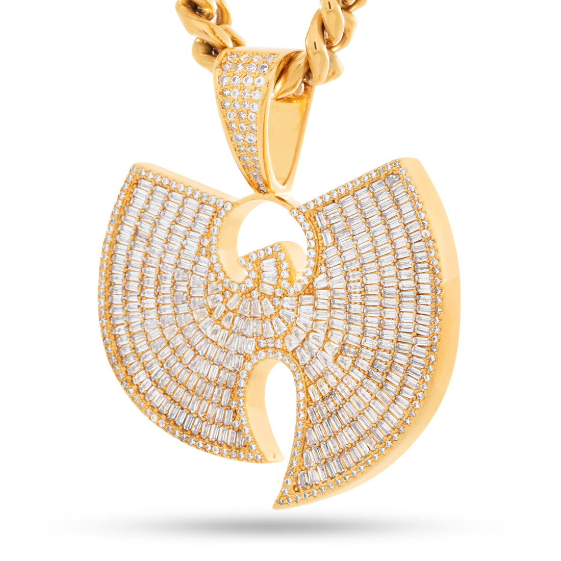 Wu-Tang x King Ice - Logo Necklace  in  18K Gold / 2.1" by King Ice