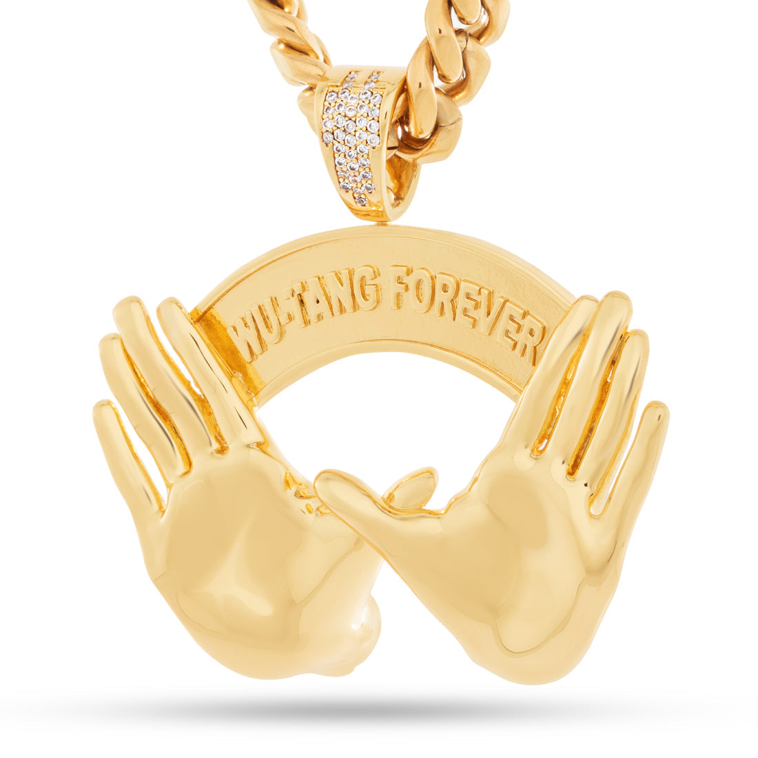 Wu-Tang x King Ice - Wu-Tang Forever Necklace  in  18K Gold / 2" by King Ice