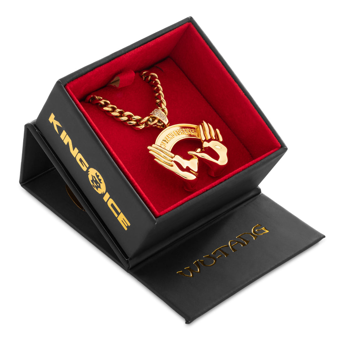 Wu-Tang x King Ice - Wu-Tang Forever Necklace  in  18K Gold / 2" by King Ice