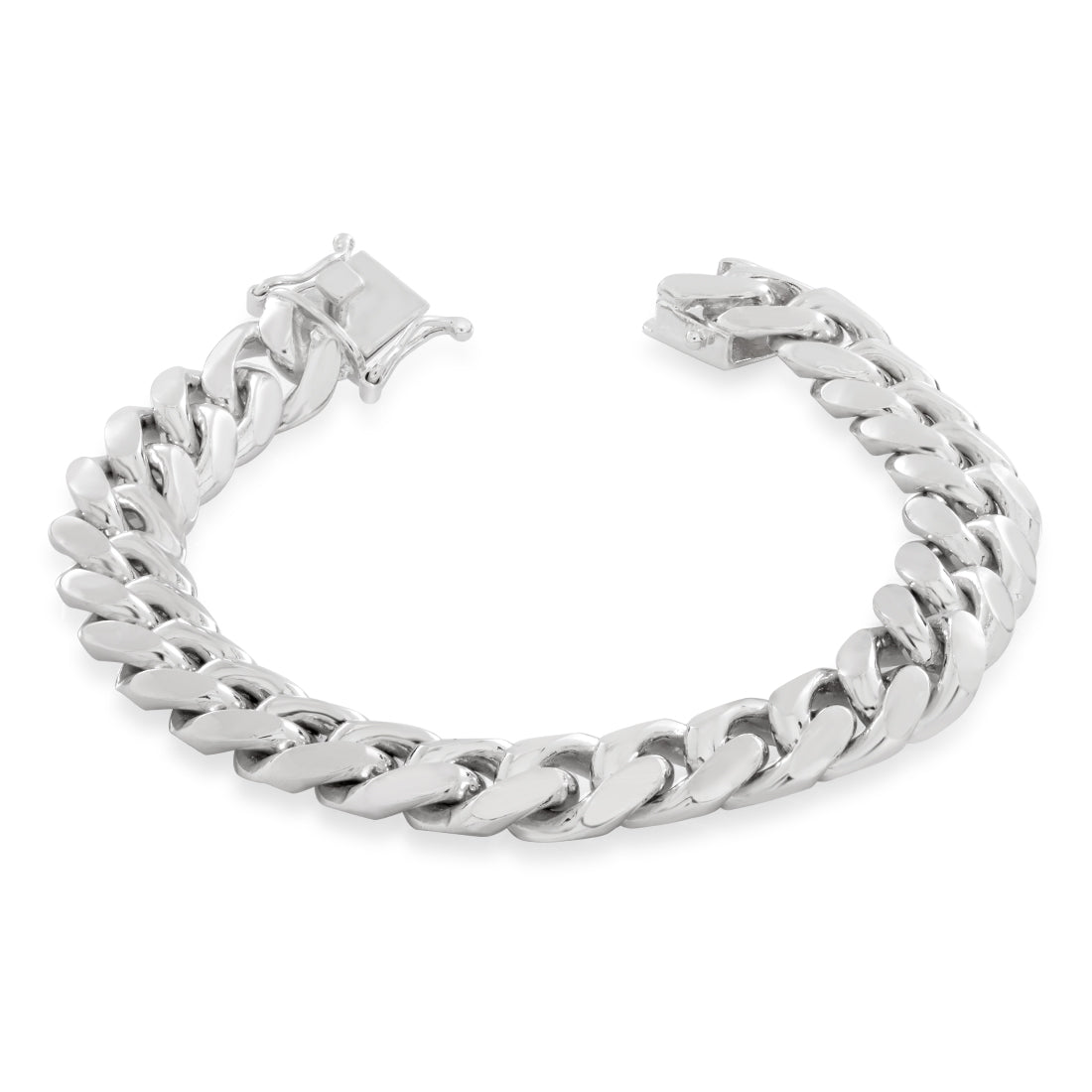 10mm Miami Cuban Link Bracelet  in  by King Ice