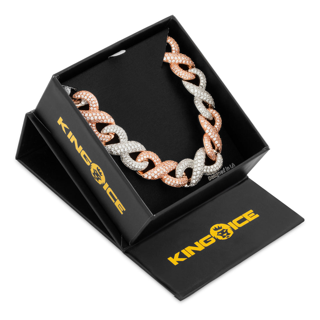 15mm Infinity Link Chain  in  by King Ice