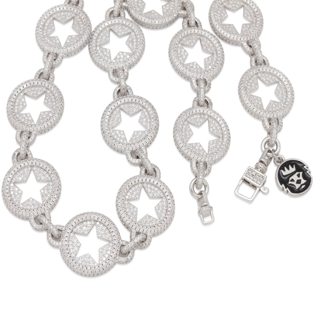 20mm Circled Star Chain  in  by King Ice