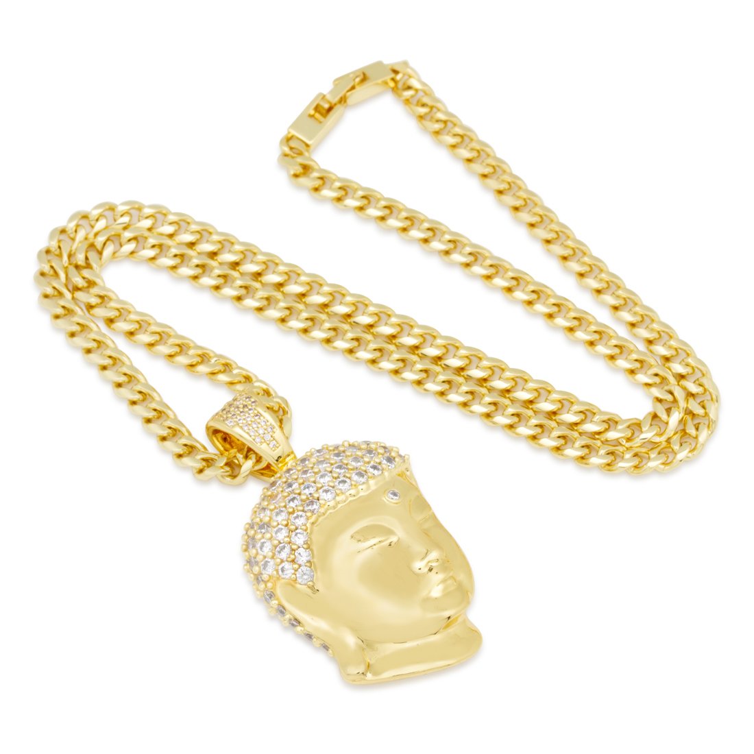 3D Boss Enlightened Buddha Necklace  in  by King Ice