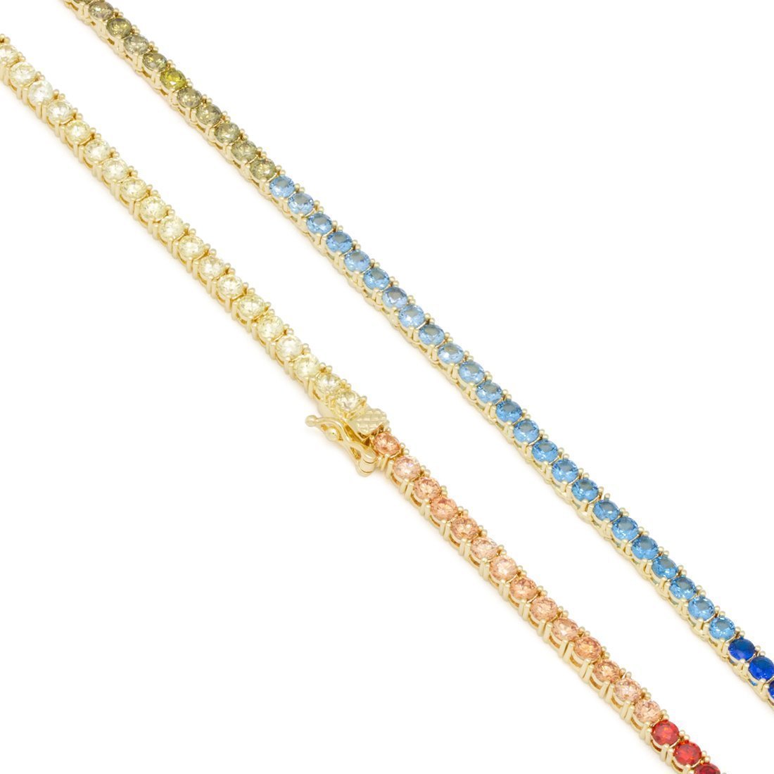 3mm Spectrum Tennis Chain  in  by King Ice