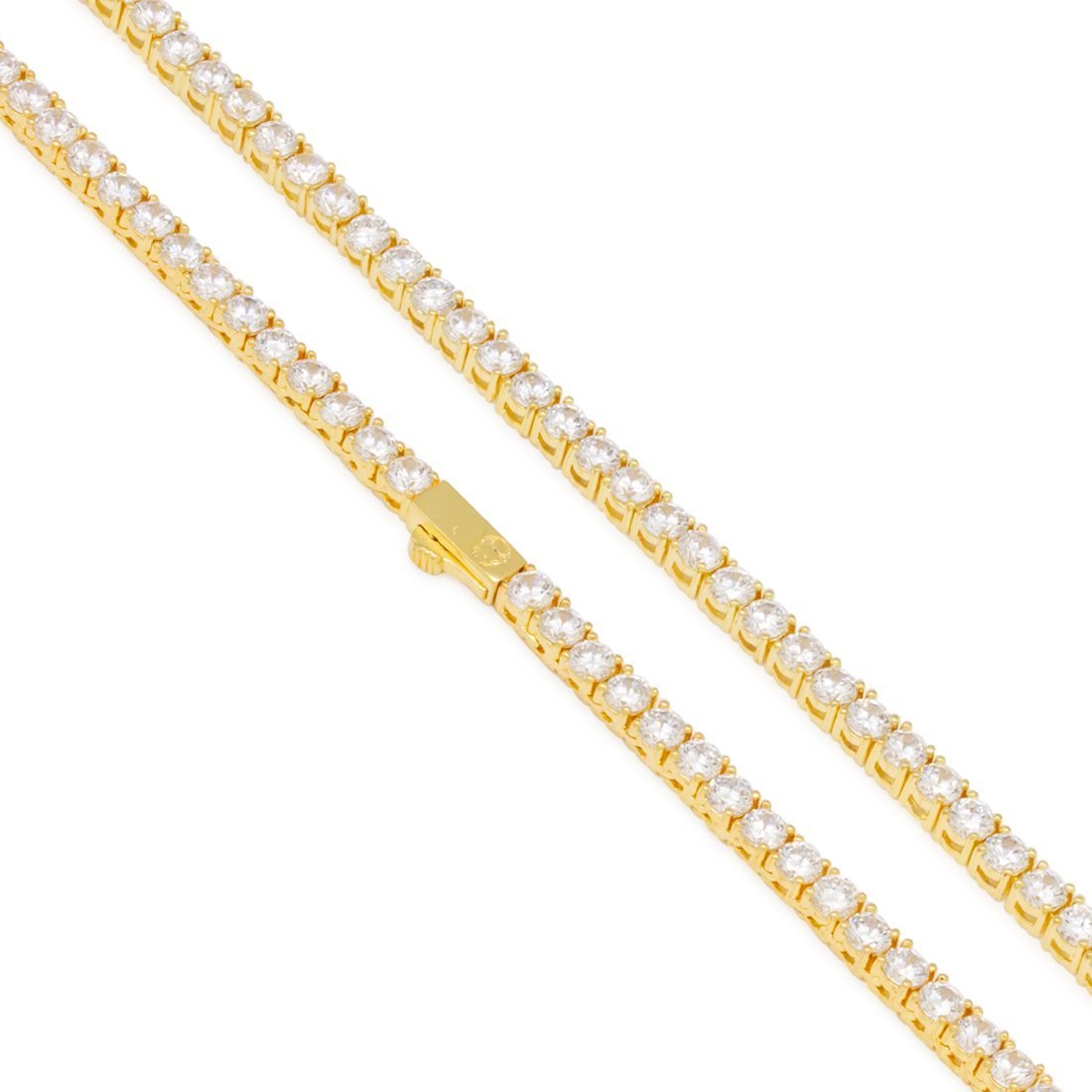 4mm Tennis Chain Choker Set  in  by King Ice