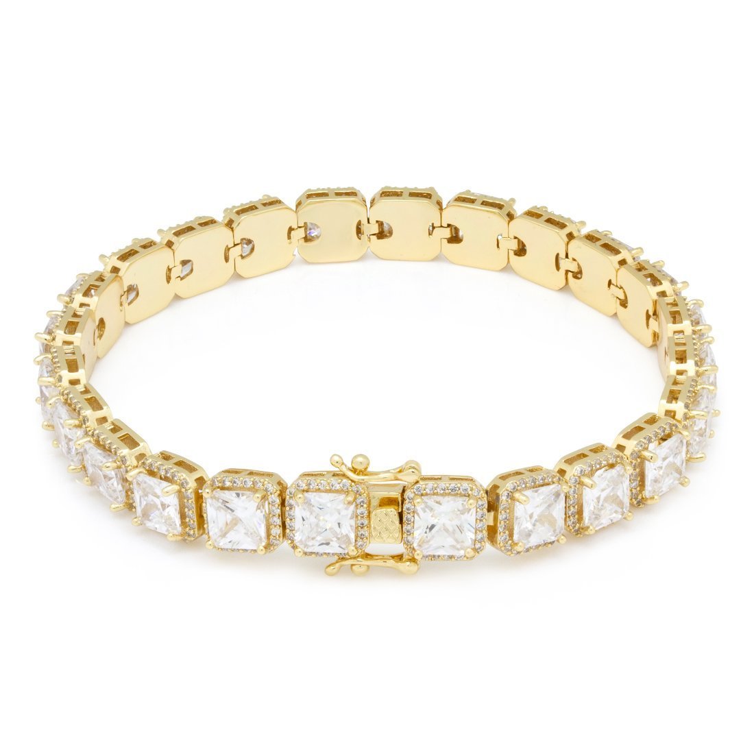 5mm Princess-Cut Tennis Bracelet  in  by King Ice