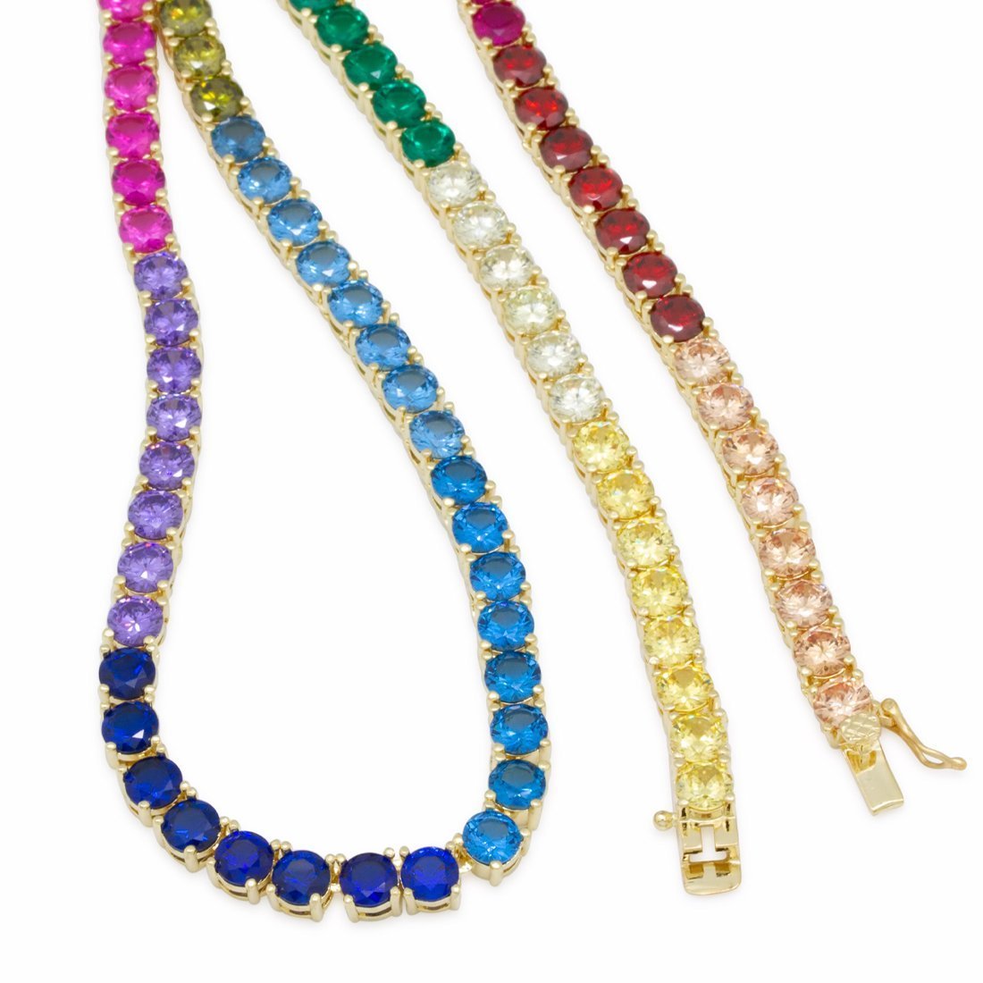 5mm Spectrum Tennis Chain  in  by King Ice