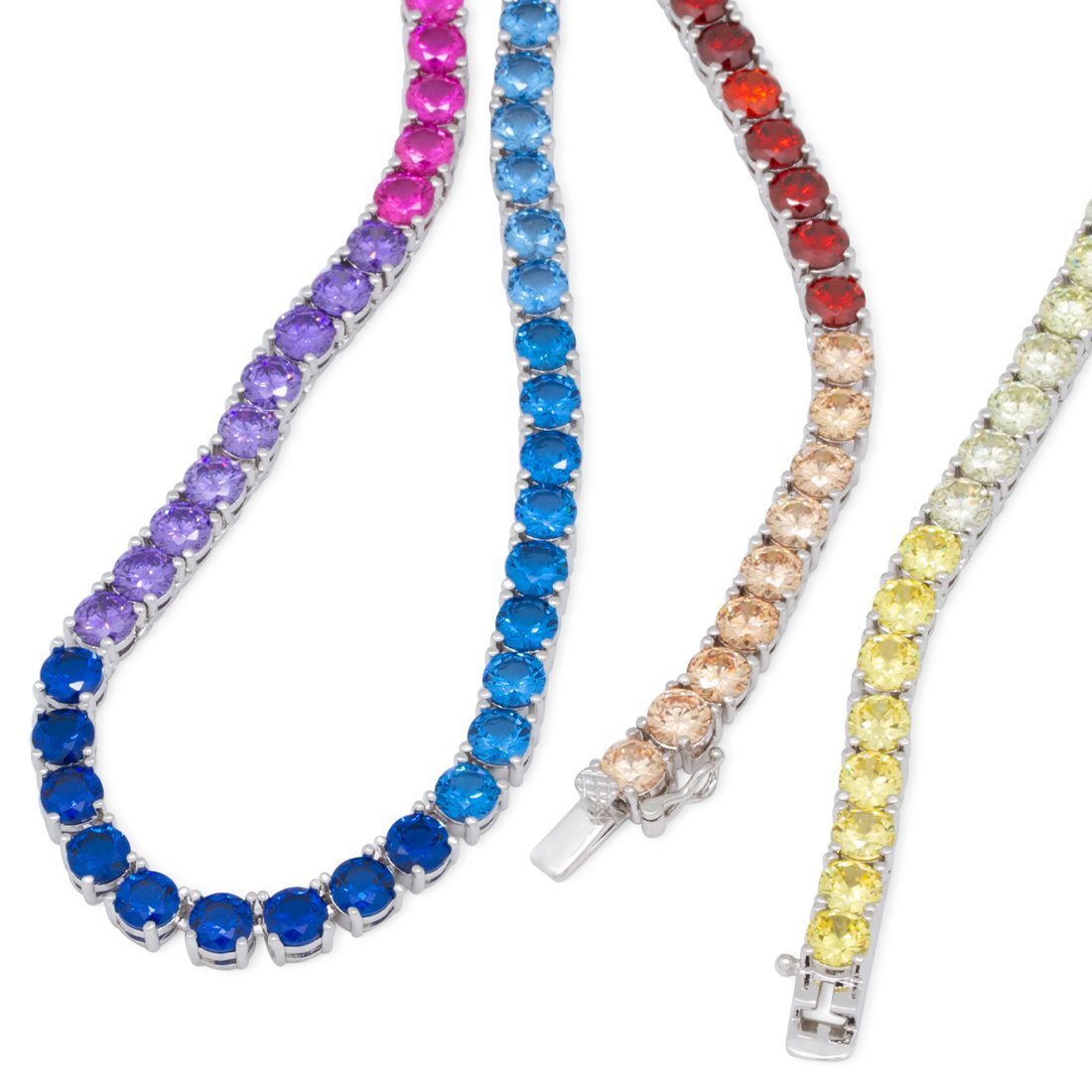 5mm Spectrum Tennis Chain  in  by King Ice