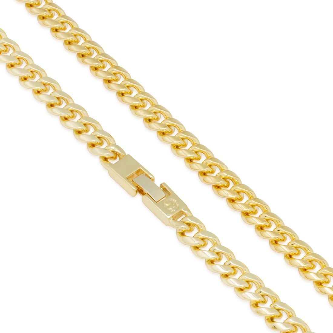 8mm Miami Cuban Link Chain Choker Set  in  by King Ice