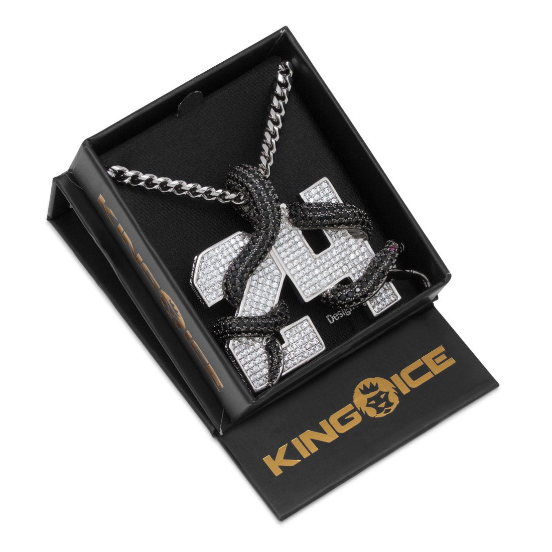 Black Mamba Number 24 Necklace  in  by King Ice