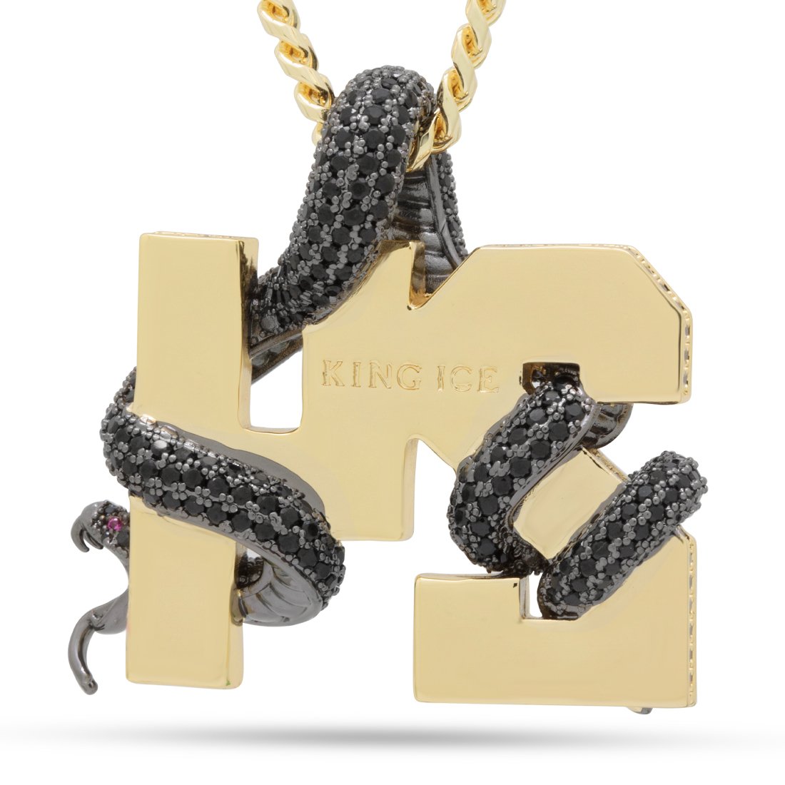 Black Mamba Number 24 Necklace  in  by King Ice