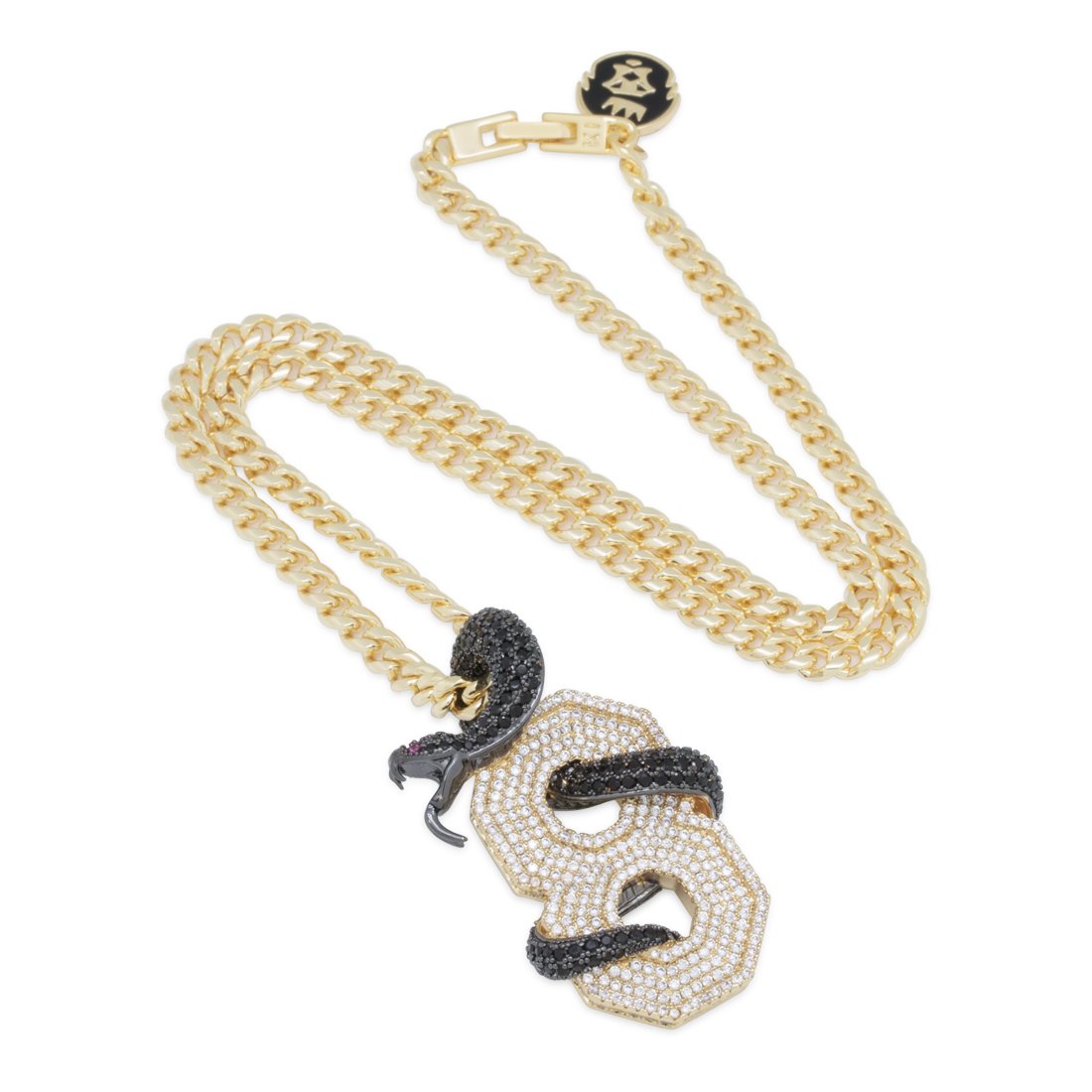 Black Mamba Number 8 Necklace  in  by King Ice