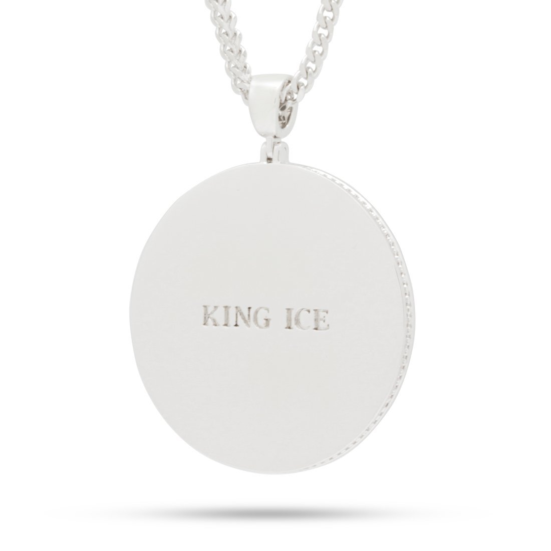 Good vs. Evil Angel Medallion Necklace  in  by King Ice