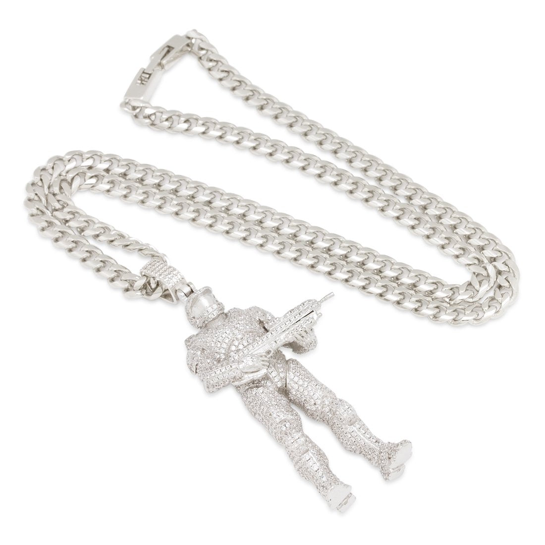 Halo x King Ice - Master Chief Necklace  in  by King Ice