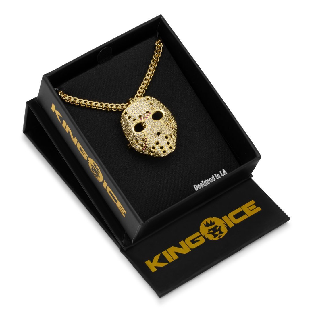 Hockey Mask Necklace  in  by King Ice