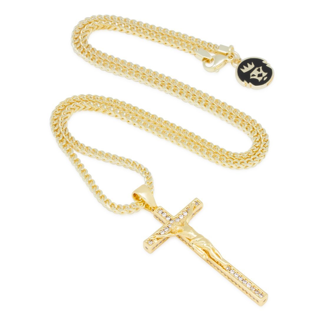 Latin Crucifix Necklace  in  by King Ice