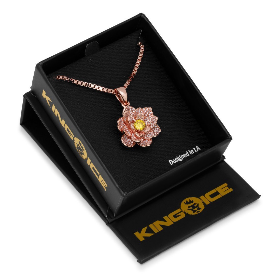 Lotus of Rebirth Necklace  in  by King Ice