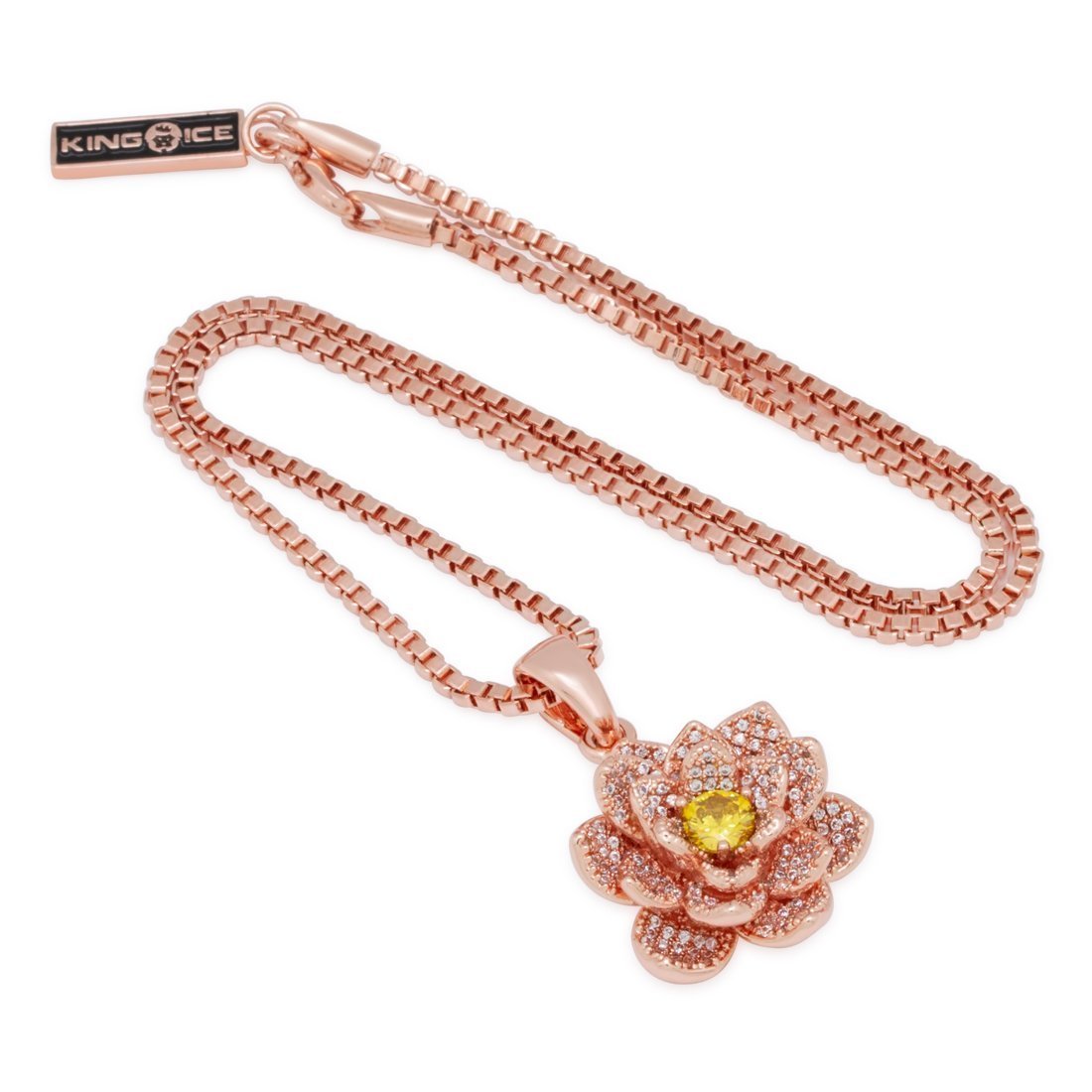 Lotus of Rebirth Necklace  in  by King Ice