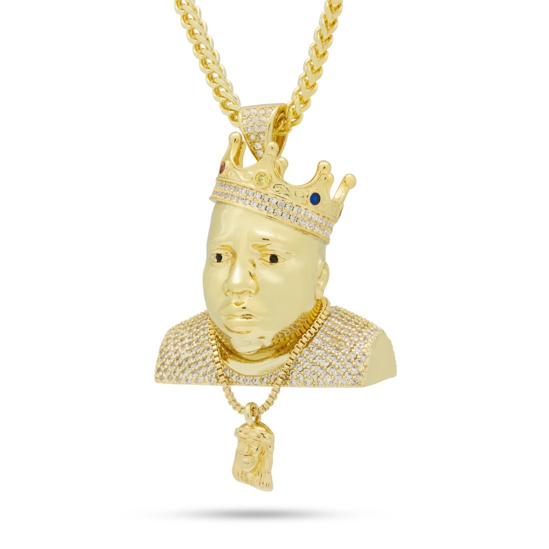 Notorious B.I.G. x King Ice - Big Poppa Necklace  in  14K Gold / 1.6" by King Ice