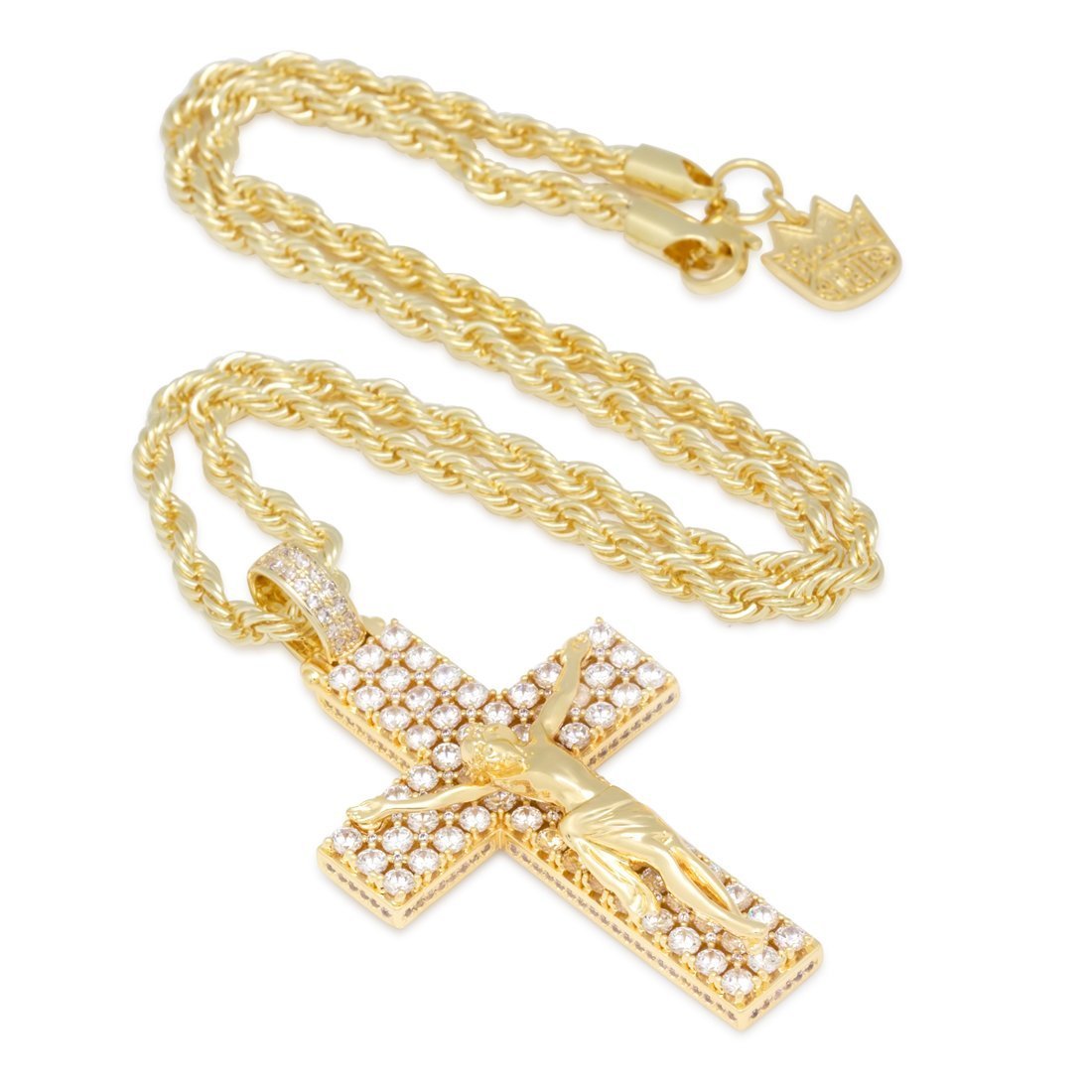 Notorious B.I.G. x King Ice - Biggie Crucifix Necklace  in  by King Ice