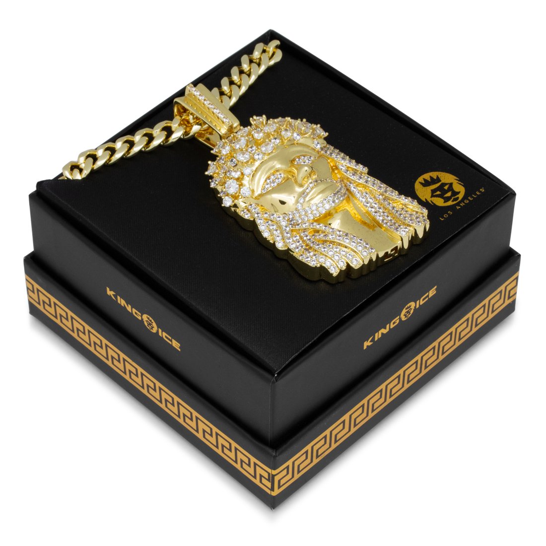 Notorious B.I.G. x King Ice - Biggie Jesus Necklace  in  by King Ice