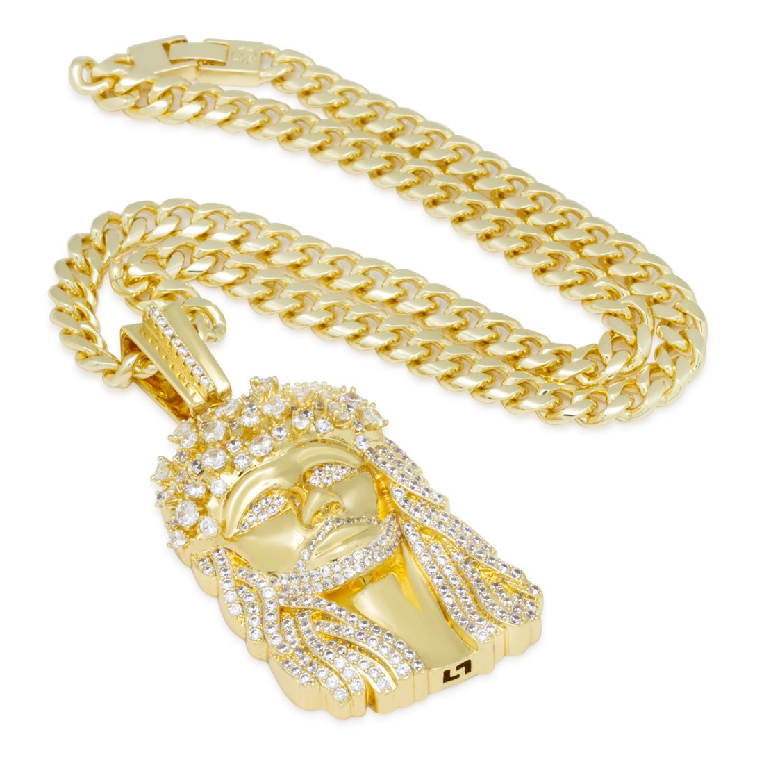 Notorious B.I.G. x King Ice - Biggie Jesus Necklace  in  by King Ice