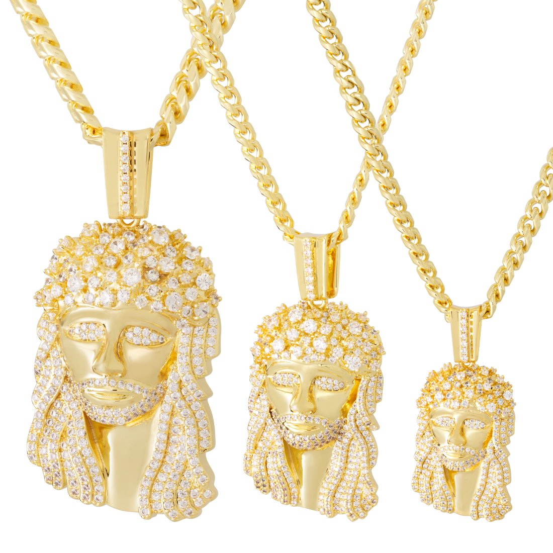 Notorious B.I.G. x King Ice - Biggie Jesus Necklace  in  by King Ice