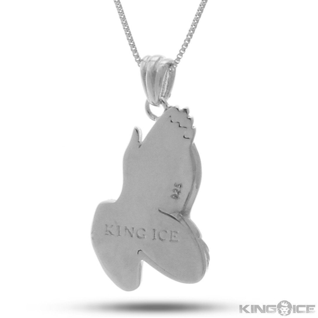 Praying Hands Emoji Necklace  in  by King Ice