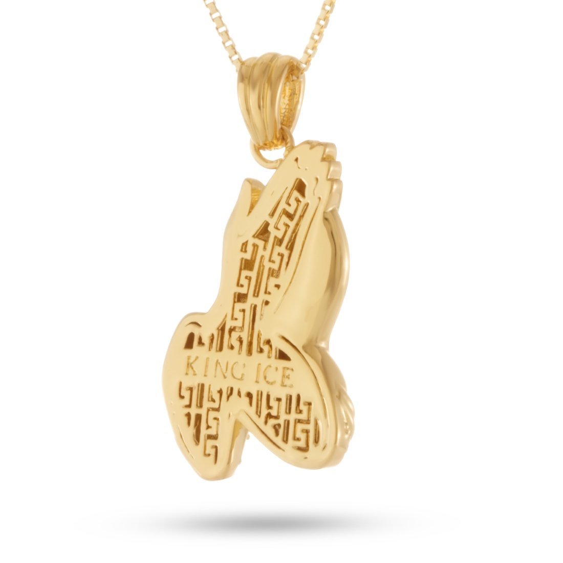 Praying Hands Emoji Necklace  in  by King Ice