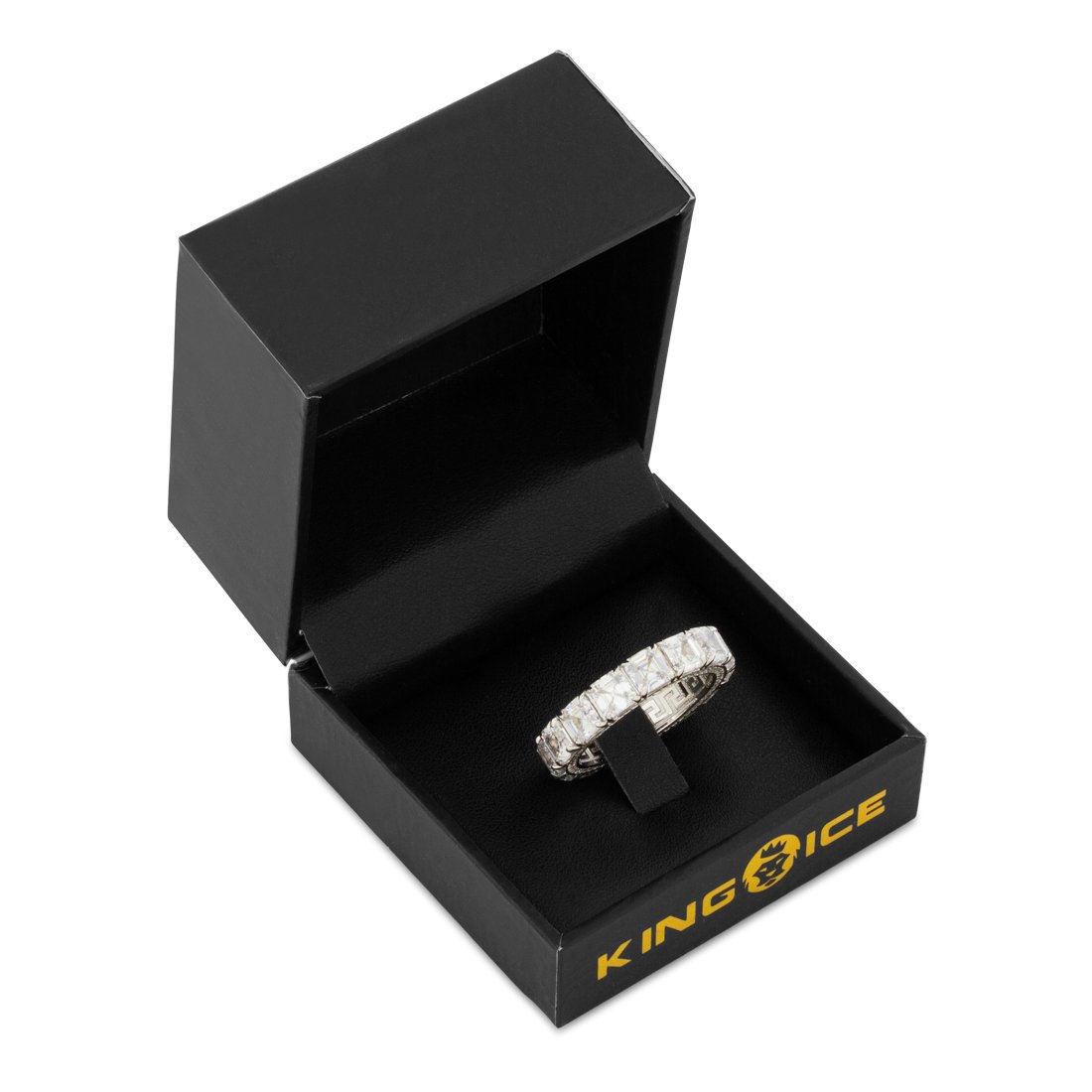 Princess-Cut Ring  in  by King Ice