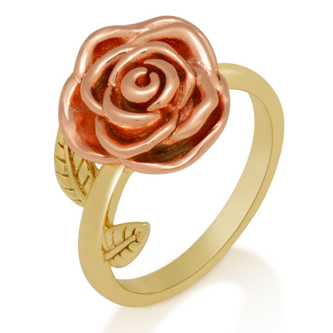 Roses are Red Ring  in  Sterling Silver / 14K/Rose Gold / 6 by King Ice