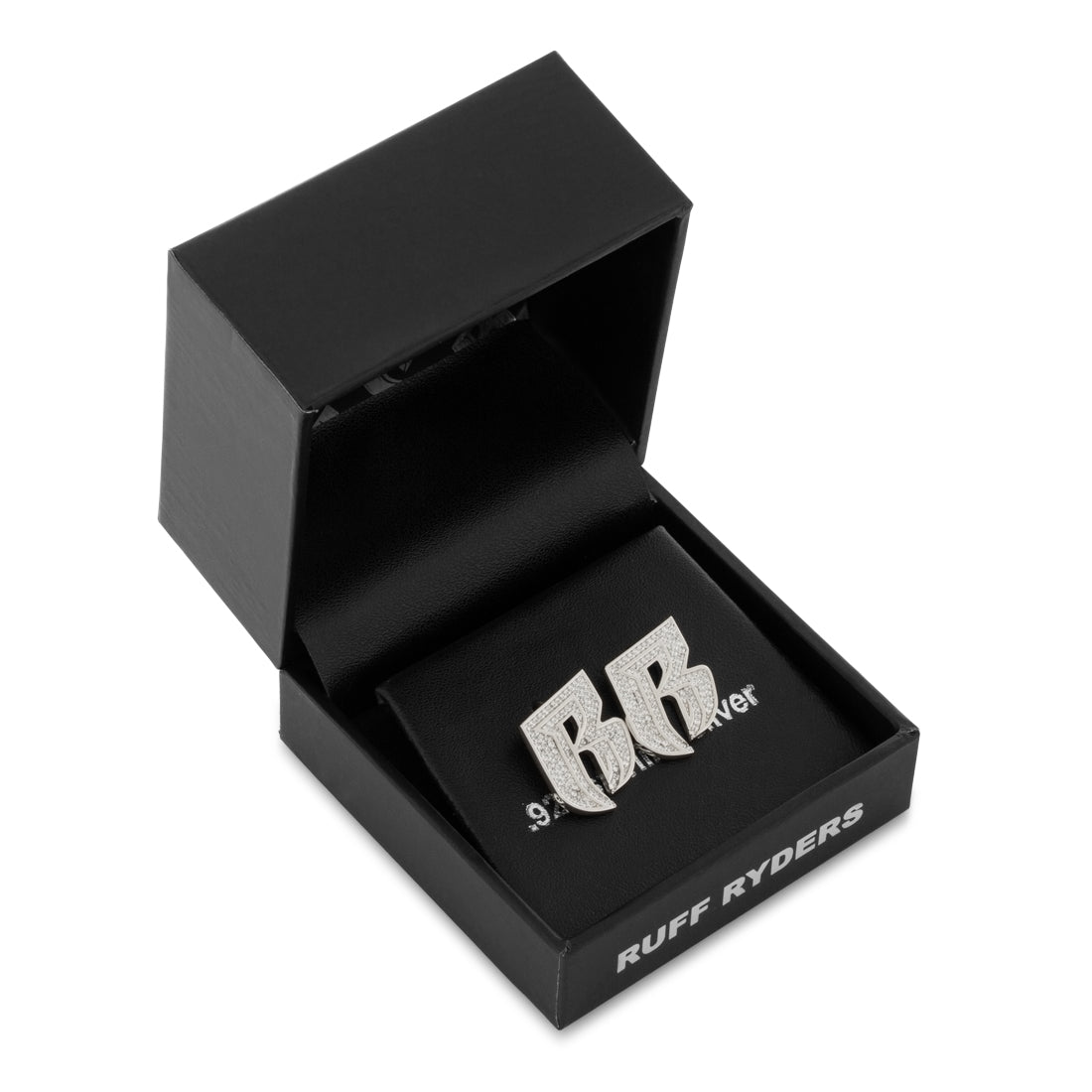 Ruff Ryders x King Ice - Stud Logo Earrings  in  by King Ice