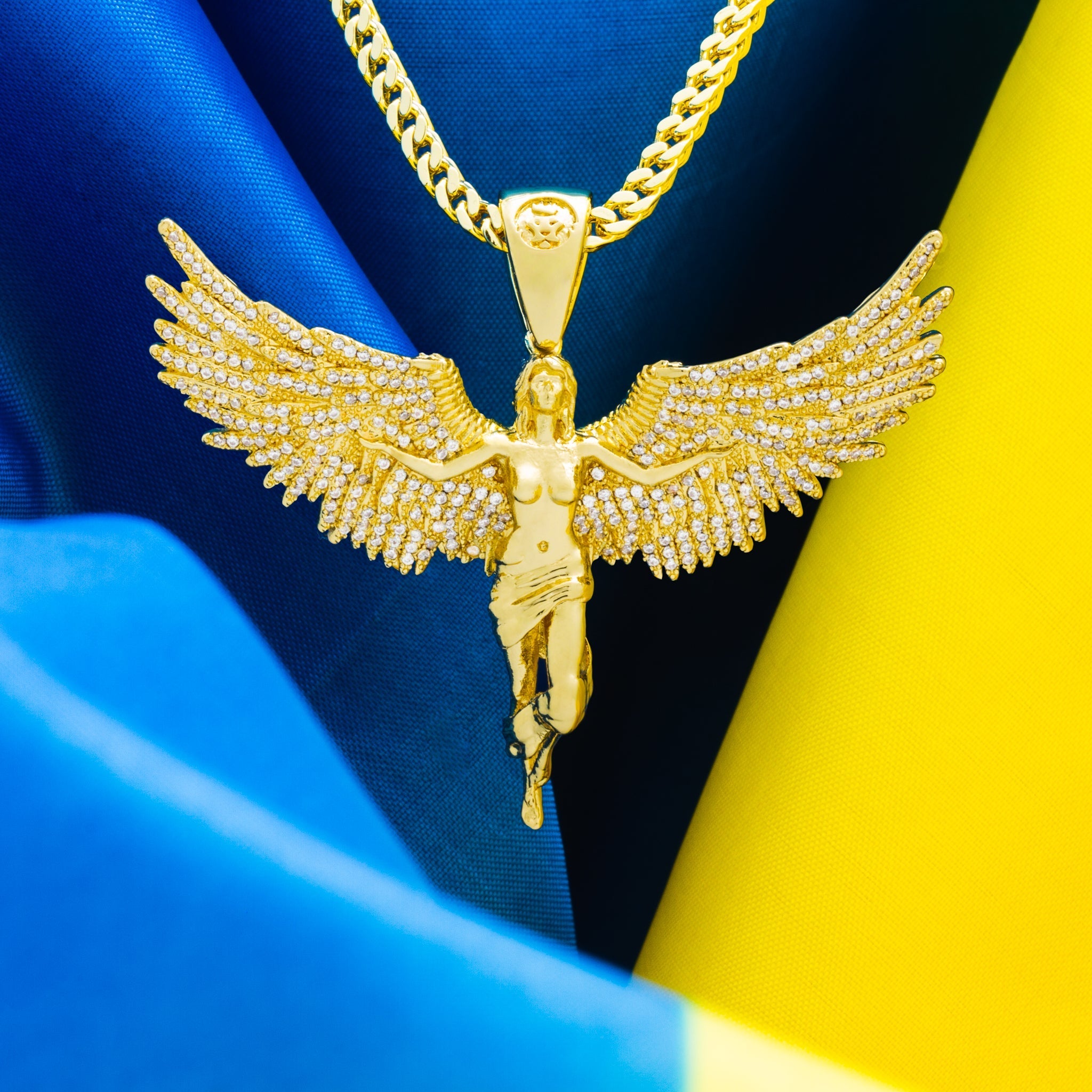 Soaring Angel Necklace  in  by King Ice