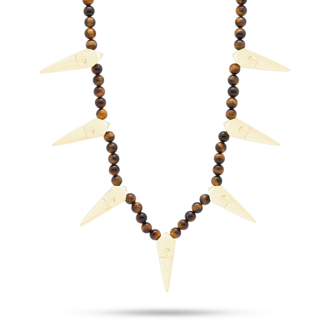 Tiger-Eye Wakanda Inspired Chain  in  Gold Plated / 14K Gold / 20" by King Ice