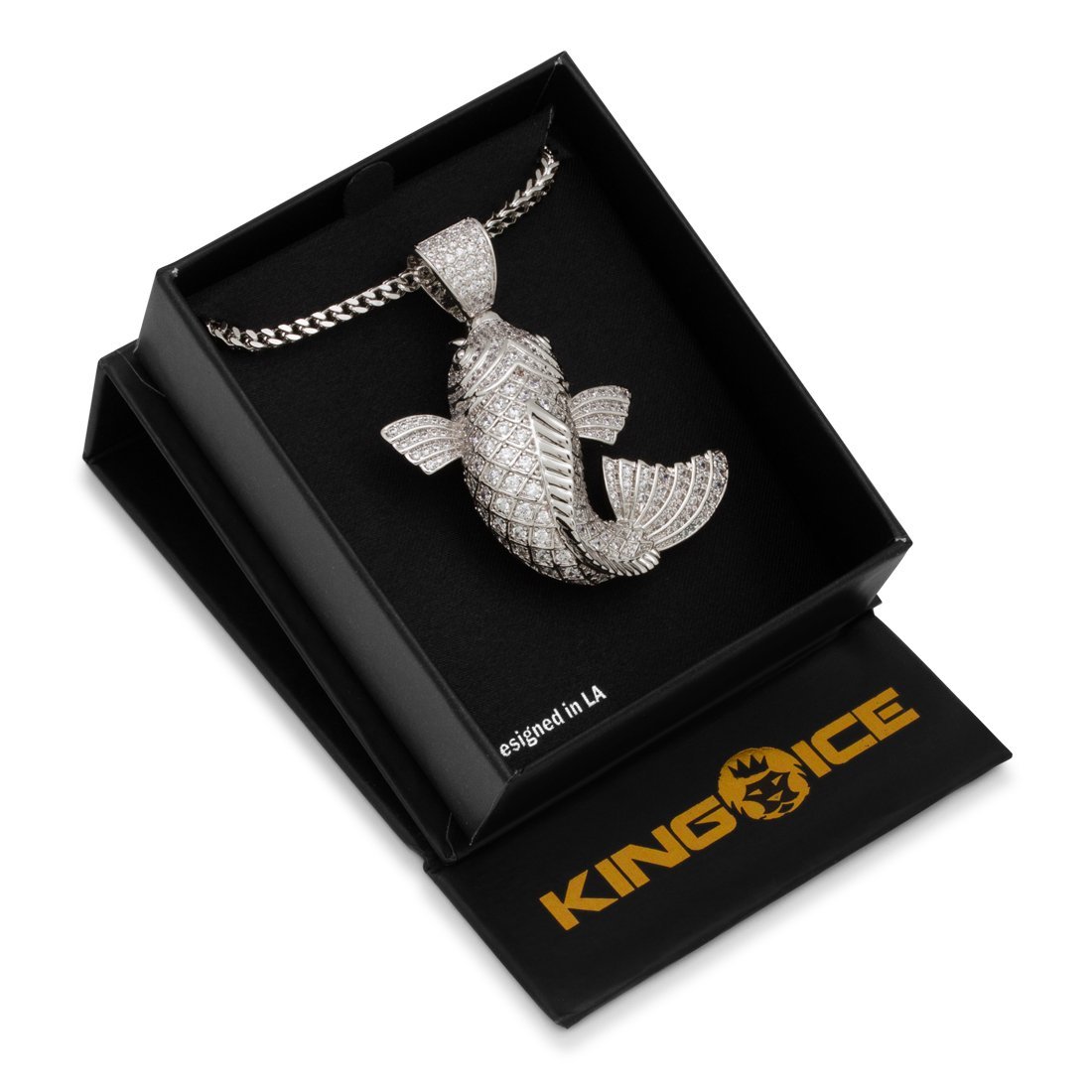 Utsurimono Koi Fish Necklace  in  by King Ice