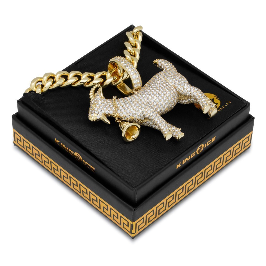 XL GOAT Necklace  in  by King Ice